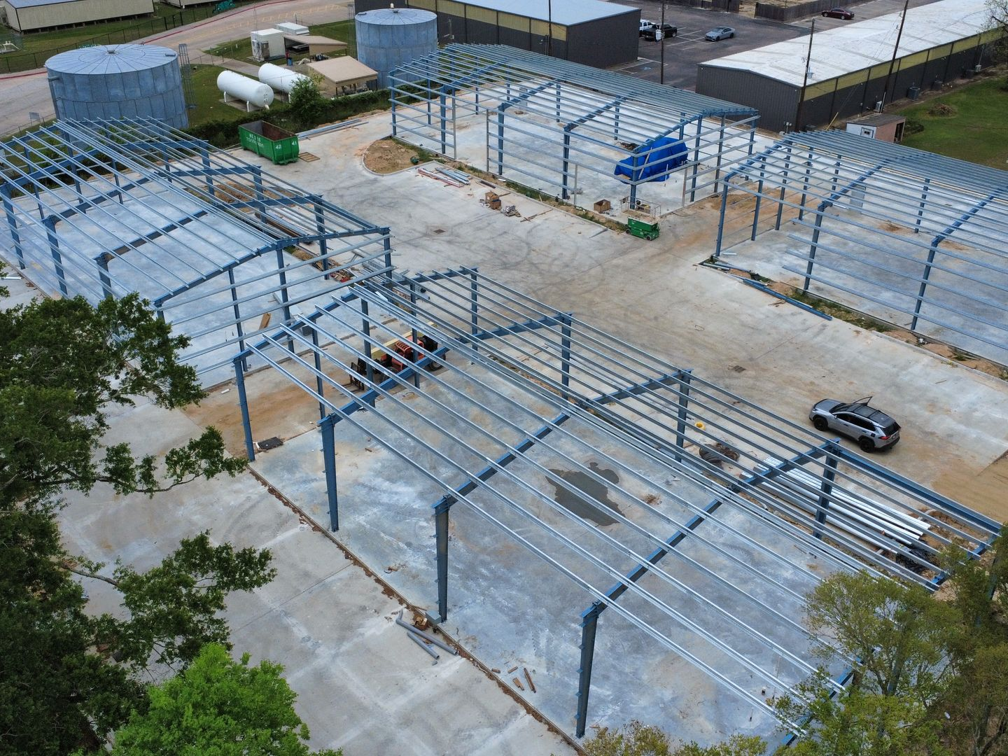 Ashley Road Industrial Complex under development in West Houston, Texas.