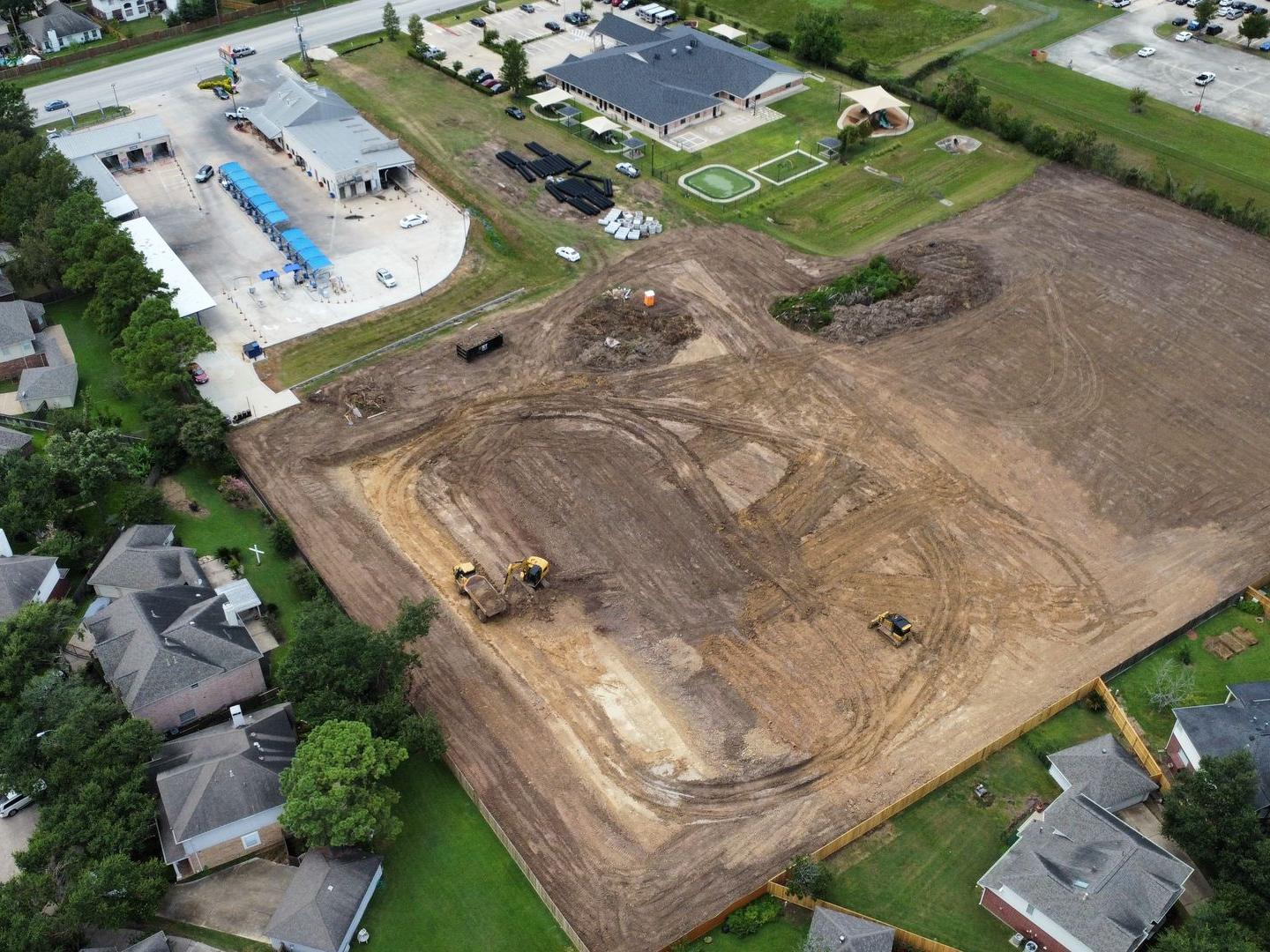 Neeco Industries Warehouse Complex construction site in Houston, Texas.